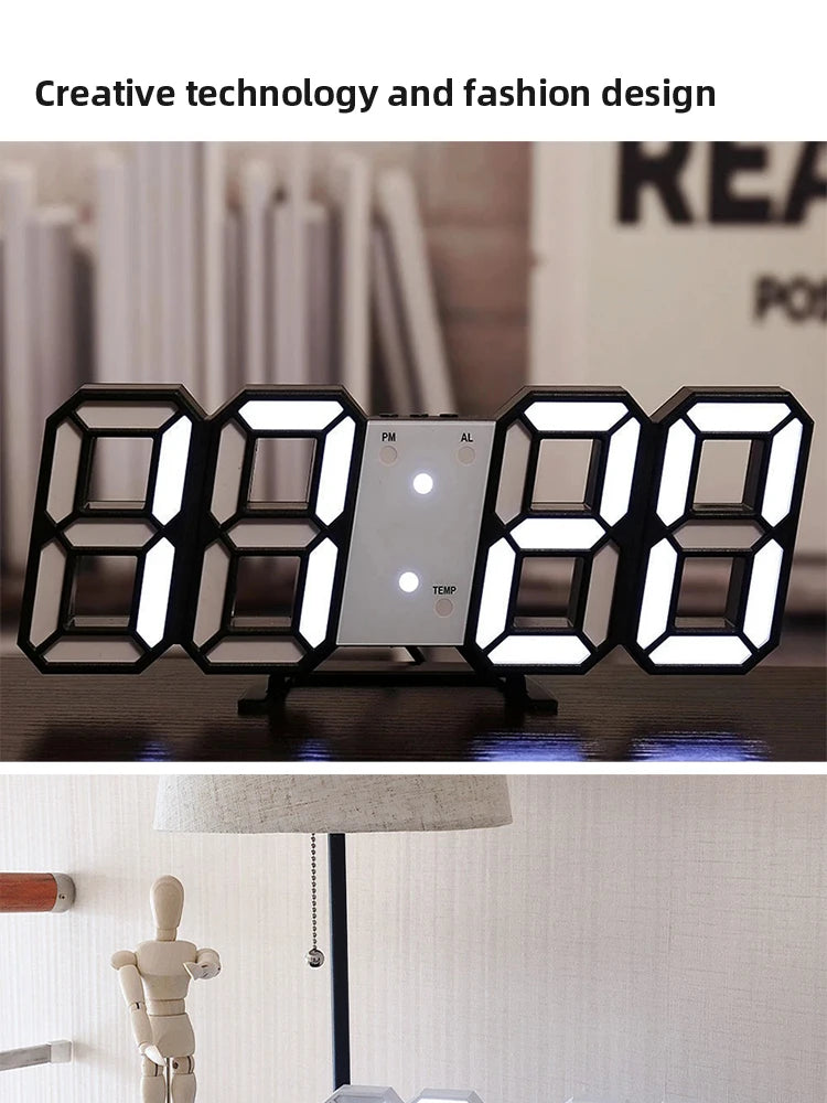 Kreatx 3D LED Wall Clock